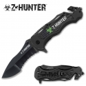 Black Zombie Hunter Knife