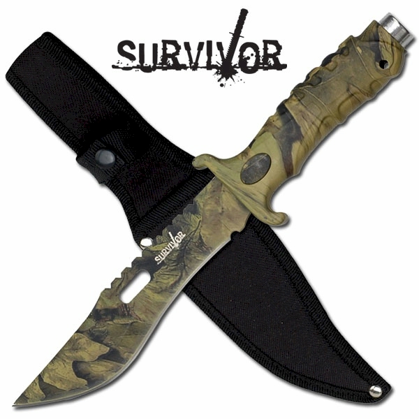 Survival Series Camoflage Hunting Knife